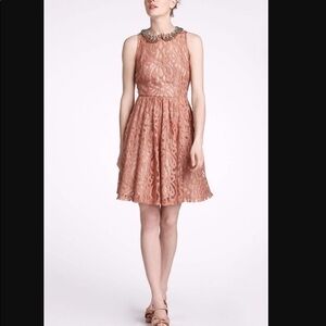 💋Anthropologie plenty by Tracy lace dress size 4